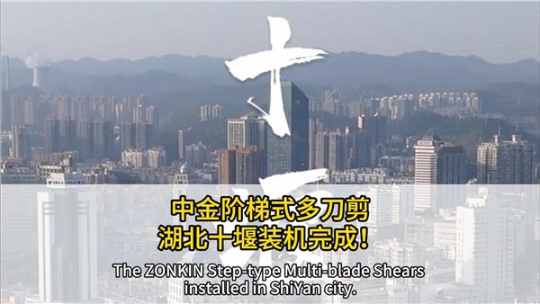 湖北十堰裝機中金階梯式多刀剪！